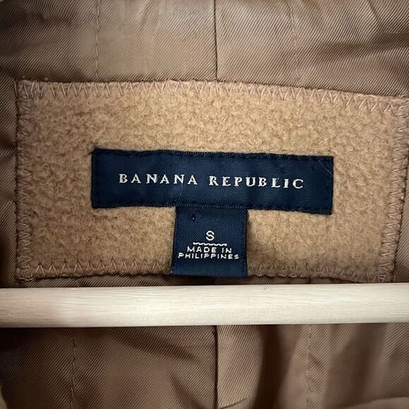 Vintage Banana Republic Men's Wool Cashmere Blend Coat - Picture 2 of 12